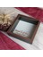 25X25 cm Isimli Siyah-Rose Yarı Pleksi Kaplamalı Derin Anı Çerçevesi! Gül Kutusu! Ledsiz 3