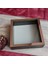 25X25 cm Siyah-Rose Yarı Pleksi Kaplamalı Derin Anı Çerçevesi! Gül Kutusu! Ledsiz Isimsiz 1