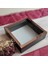 25X25 cm Siyah-Rose Yarı Pleksi Kaplamalı Derin Anı Çerçevesi! Gül Kutusu! Ledsiz Isimsiz 2