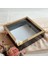 25X25 cm Ledli Siyah-Gold Yarı Pleksi Kaplamalı Derin Anı Çerçevesi! Gül Kutusu! Isimsiz! 2