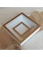 25X25 cm Fotoğraf Bölümlü Isimli Beyaz-Bronz Yarı Pleksi Kaplamalı Derin Anı Çerçevesi! Gül Kutusu! Ledsiz 3