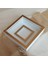 25X25 cm Fotoğraf Bölümlü Beyaz-Bronz Yarı Pleksi Kaplamalı Derin Anı Çerçevesi! Gül Kutusu! Ledsiz Isimsiz 1