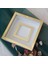 25X25 cm Fotoğraf Bölümlü Beyaz-Gold Yarı Pleksi Kaplamalı Derin Anı Çerçevesi! Gül Kutusu! Ledsiz Isimsiz 1