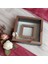 25X25 cm Fotoğraf Bölümlü Ledli Isimli Siyah-Rose Yarı Pleksi Kaplamalı Derin Anı Çerçevesi! Gül Kutusu! 1