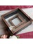 25X25 cm Fotoğraf Bölümlü Ledli Isimli Siyah-Rose Yarı Pleksi Kaplamalı Derin Anı Çerçevesi! Gül Kutusu! 4