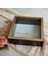 25X25 cm Fotoğraf Bölümlü Isimli Siyah-Gold Yarı Pleksi Kaplamalı Derin Anı Çerçevesi! Gül Kutusu! Ledsiz 1
