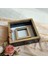 25X25 cm Fotoğraf Bölümlü Siyah-Gold Yarı Pleksi Kaplamalı Derin Anı Çerçevesi! Gül Kutusu! Ledsiz Isimsiz 2