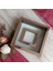25X25 cm Fotoğraf Bölümlü Siyah-Rose Yarı Pleksi Kaplamalı Derin Anı Çerçevesi! Gül Kutusu! Ledsiz Isimsiz 1