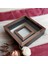 25X25 cm Fotoğraf Bölümlü Siyah-Rose Yarı Pleksi Kaplamalı Derin Anı Çerçevesi! Gül Kutusu! Ledsiz Isimsiz 2