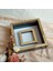 25X25 cm Fotoğraf Bölümlü Ledli Siyah-Gold Yarı Pleksi Kaplamalı Derin Anı Çerçevesi! Gül Kutusu! Isimsiz! 1