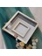 25X25 cm Fotoğraf Bölümlü Ledli Siyah-Gümüş Yarı Pleksi Kaplamalı Derin Anı Çerçevesi! Gül Kutusu! Isimsiz! 1