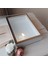 25X35 cm Ledli Beyaz-Bronz Yarı Pleksi Kaplamalı Derin Anı Çerçevesi! Gül Kutusu! Isimsiz 2