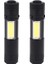 Hyqzltca 2x Mini Taşınabilir Q5 LED El Feneri Xpe ve Cob Çalışma Işığı Lanterna Ful Kalem Torch Lambası 4 Modu 14500 Veya Aa Kullanın (Yurt Dışından) 3