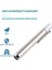 Mini Paslanmaz Çelik LED El Feneri Akülü Uv Torch Kalem Işık Lambası - Gümüş (Yurt Dışından) 3