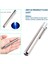 Mini Paslanmaz Çelik LED El Feneri Akülü Uv Torch Kalem Işık Lambası - Gümüş (Yurt Dışından) 4