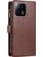 Xiaomi 13 Pro ile Uyumlu Rfıd Engelleme Kredi Kartı Tutacağı Deri Fermuarlı Cüzdan Bilek Kayışı Kickstand Koruyucu Telefon Kılıfı (Yurt Dışından) 1