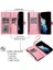 iPhone 14 ile Uyumlu Rfıd Engelleme Kredi Kartı Tutacağı Deri Fermuarlı Cüzdan Bilek Kayışı Kickstand Koruyucu Telefon Kılıfı (Yurt Dışından) 4