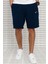 Shorts Club Swoosh Jersey Unisex Yazlık Ince %100 Pamuklu Şort Lacivert 1