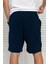 Shorts Club Swoosh Jersey Unisex Yazlık Ince %100 Pamuklu Şort Lacivert 3