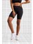 Sportswear Essential Biker Pamuk Polyester Siyah Kısa Tayt Şort 4
