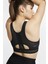 Swoosh Ultra Breathe Support Hafif Destekli Dolgulu Siyah Spor Sütyeni Bra 4