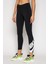 Sportswear Swoosh Tight 7/8 Pamuk Polyester Siyah Kadın Tayt 1