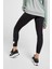 One Dri Fit Big Double Swoosh Leggings Toparlayıcı 2 Iç Cepli Siyah Tayt 5