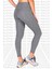 One Diamond Shine 7/8 Leggins 2 Cepli Yapay Elmaslı Toparlayıcı Tayt Gri 3