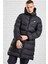 Storm Fit Primaloft Filled Full Zip Black Parka Erkek Uzun Mont Parka Siyah 1