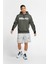 Dri-Fıt Swoosh Hoodie Büyük Swoosh Logolu Kapüşonlu Siyah Sweatshirt 5