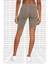 Women's Mid Rise Bike Shorts Vizon Kahveregi Biker Şort Tayt 2
