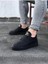 Bağcıklı Rahat Tırtıklı Taban Kömür Renk Erkek Sneaker 1