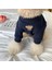 Evimli Köpek Giysileri Kış Teddy Alt Köpek Gömlek Yavru Bira Örme Iki Bacaklı Giysi Pomeranian Köpek Sıcak Giyim Pet Malzemeleri Lacıvert 1