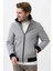 Santa Marta 2424402 Slim Fit Kürklü Kaban Gri 1