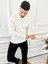 Kazak Slim Fit Tüylenmez Naturel Pamuk Triko Boğazlı Balıkçı Yaka Kazak 4