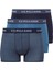 Erkek Baskılı-Lacivert-İndigo 3'lü Boxer 80515 1
