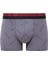 Erkek Baskılı-Bordo-Siyah 3'lü Boxer 80522 3