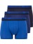 Erkek Baskılı-Lacivert-Saks 3'lü Boxer 80522 1