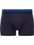 Erkek Baskılı-Lacivert-Saks 3'lü Boxer 80522 2