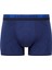 Erkek Baskılı-Lacivert-Saks 3'lü Boxer 80522 3