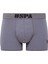 Erkek Bordo-Lacivert-Antrasit 3'lü Boxer 80521 3