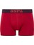 Erkek Bordo-Lacivert-Antrasit 3'lü Boxer 80521 4