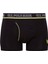 Erkek Antrasit-Saks-Siyah 3'lü Boxer 80508 2