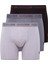 Erkek Siyah-Gri-Antrasit 3'lü Boxer 80517 1
