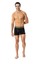 Erkek Antrasit-Saks-Siyah 3'lü Boxer 80508 5