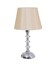 TH-250094 - Krom Renk Toplu Metal Ayaklı Kristal Cam Abajur Masa Lambası 1