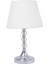 TH-250068 - Krom Renk Toplu Metal Ayaklı Kristal Cam Abajur Masa Lambası 1