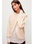 Poplin Garnili Oversize Sweatshirt-Vizon 2