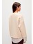 Poplin Garnili Oversize Sweatshirt-Vizon 5