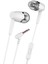 Stereo Earphone Basic Mikrofonlu Kulakiçi Kulaklık 1 Metre 3,5mm Jack Girişli HS606W 1